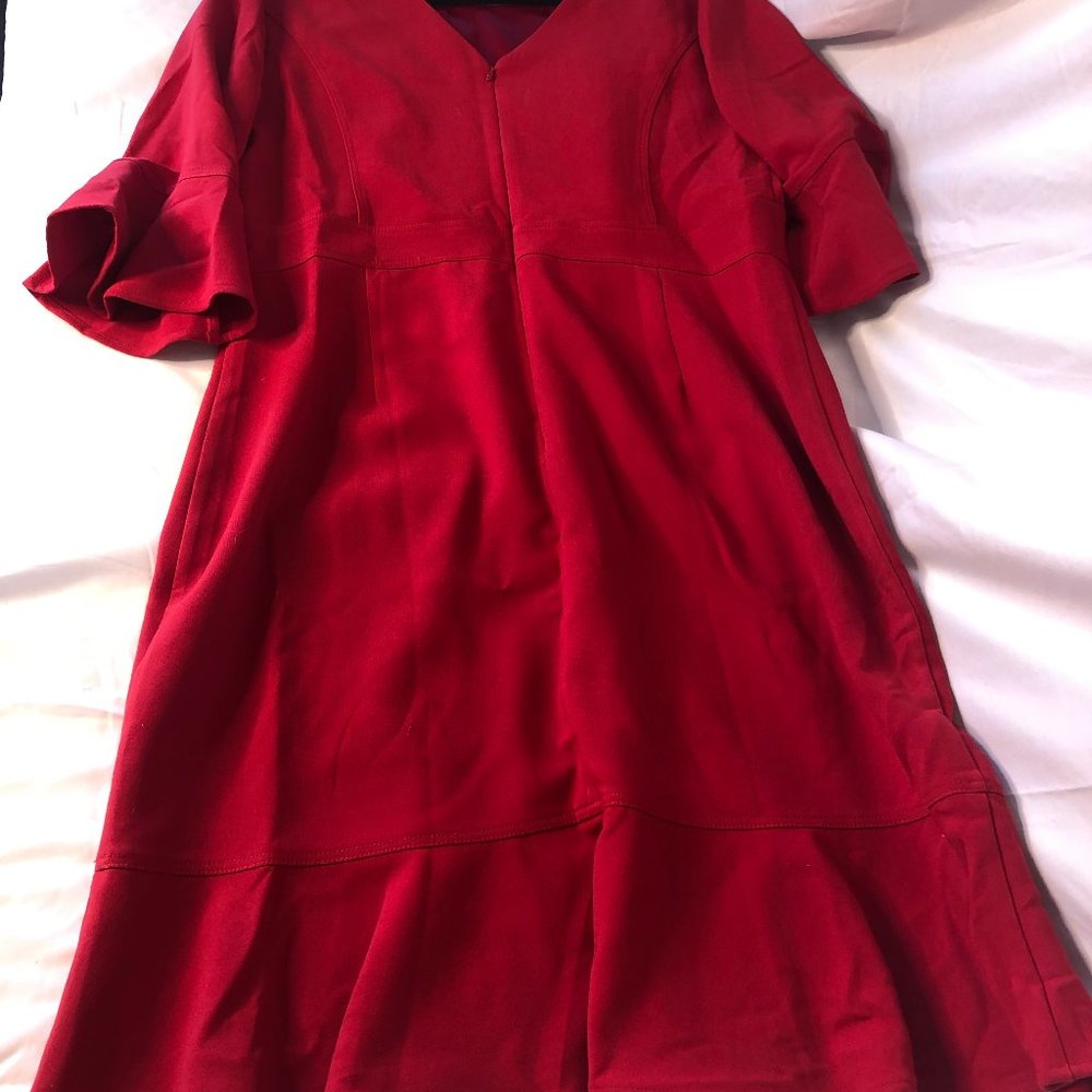 White House Black Market Red Dress